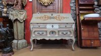 Scriban d'époque Louis XV, 101x110x55 cm (peinture postérieu…