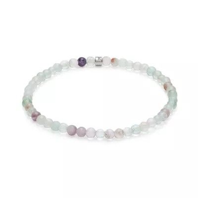 lot de 59 Mini Bracelets "Energie" en Fluorite Arc-en-Ciel - vendu dan - Photo 1