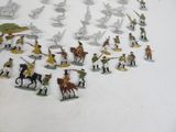 a lot of toy soldiers that are on the table