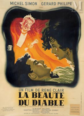 a poster for the movie la beaute du diable