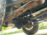 a close up view of a car ' s exhaust pipe