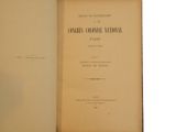 an old book opened to show the title of a novel