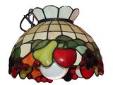 an image of a lamp shade with fruit on it