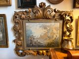 a picture of a picture hanging on the wall