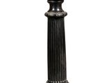 an image of a black pedestal on a white background