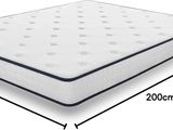 the dimensions of the mattress is shown with measurements