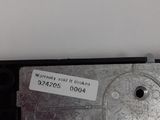 a close up of a metal object with a tag on it