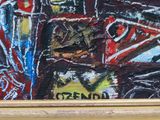 a painting that is on the wall of a building