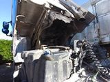 an image of a truck with its hood open