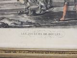 a picture of a painting of a group of men playing baseball
