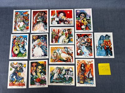Alain RAYA-SORKINE (1936-2022) suite de 14 lithographies Sig…