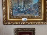 a picture of a painting hanging on the wall