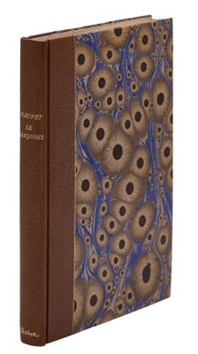 an image of a book with a blue cover and a pattern on it