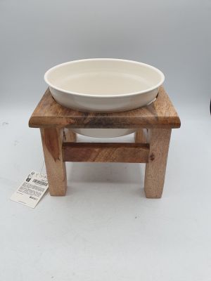 ZARA HOME - Gamelle surélevée - Bois et céramique - Design m…