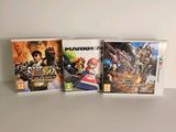 a couple of video games sitting on top of a table