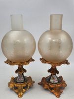 10564-7 / CH K1 / Garniture de cheminée en régule cuivré et … (photo 2)