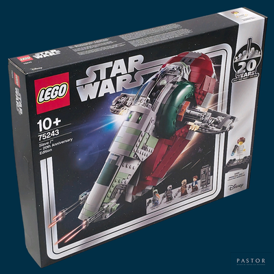 une boîte contenant un ensemble Lego Star Wars
