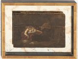 une image représentant un tableau où l'on voit une femme et un homme dans une grotte