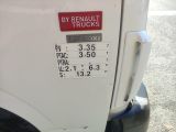 a close up of a truck with a price tag on it