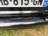 a close up of a license plate on a car