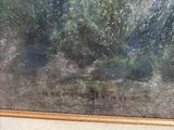 a picture of a painting hanging on a wall in a room
