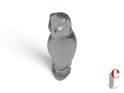 an image of a glass owl figurine on a white background