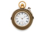 pocket watch with roman numerals and roman numerals on the dial