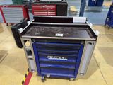 an image of a tool cart in a garage