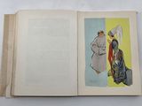 an open book with a picture of a man and a woman on it