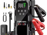 an image of a car jump battery charger with a digital display