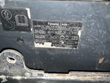 a picture of a close up of a machine with stickers on it