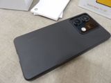 a black phone that is sitting on a table