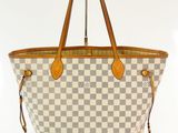 Sac cabas Louis Vuitton en toile Damier et cuir