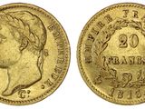 l'image d'une pièce d'or sur laquelle figure une tête de femme