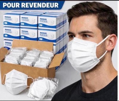 Lot de 600 masque de protection neuf emballé par cinq