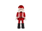 figurine du Père Noël en costume rouge et à la barbe blanche