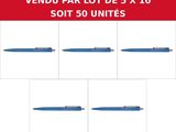 un lot de six stylos différents, de couleurs et de tailles variées