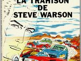 the cover of the book la traison de steve warson