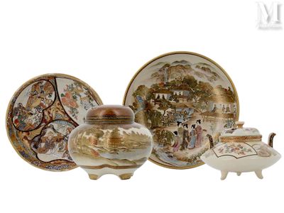 a group of decorative items that are sitting on a table