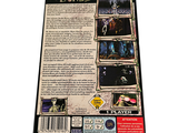 a back cover of a card game with a picture of a man