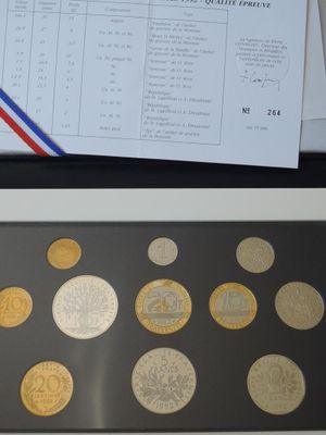 Monnaie France - Coffret Belle Epreuve 1992 ( 11 Piece…