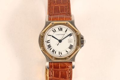 CARTIER, modèle Santos Automatique. - Photo 1