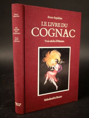 la couverture du livre *Le Livre du Cognac*, sur laquelle figure l'image d'une femme en