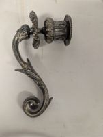 Paire de chandeliers à quatre bras de lumière en métal argen… (photo 6)