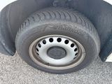 a close up of a tire on the ground