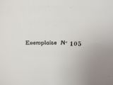 an image of a piece of paper with the words exemplace n 105 on it