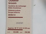 an image of a cleaning system label on a toilet