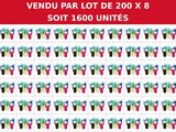 lot de 200 x soft toothbrushes in different colors