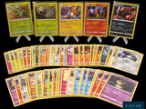 a lot of cards that are on the table