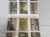 several old photos of people are displayed in a box on a white surface